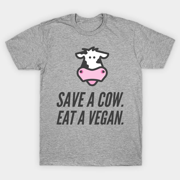 Save A Cow! T-Shirt by Agony Aunt Studios